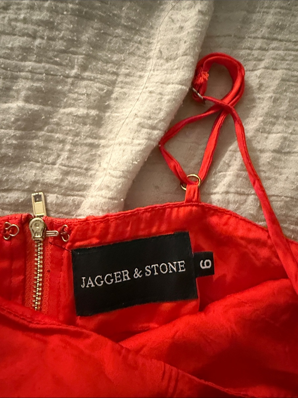 Bright Red Spaghetti Strap Crop Top